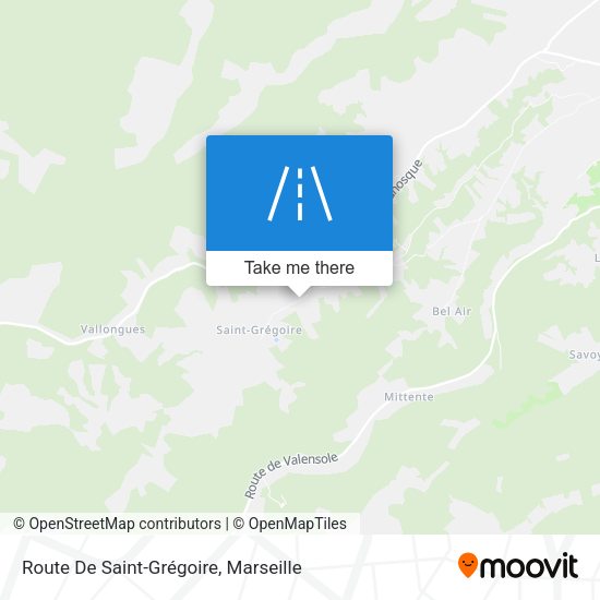 Route De Saint-Grégoire map