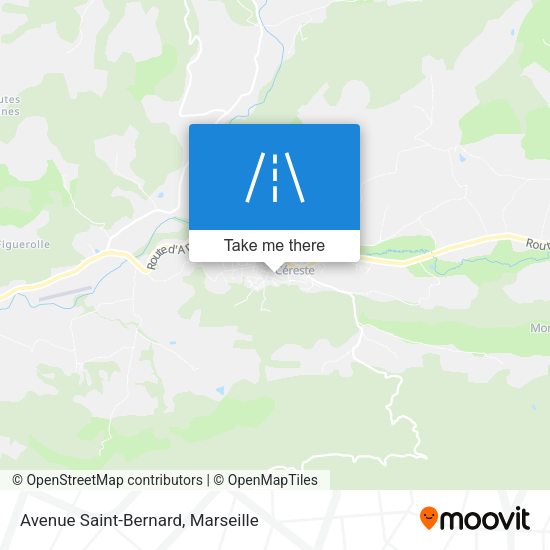 Avenue Saint-Bernard map