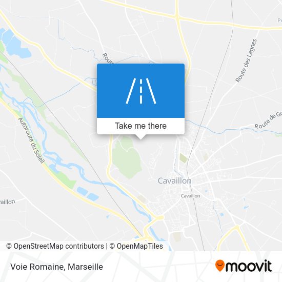 Voie Romaine map