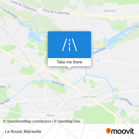 Le Roure map