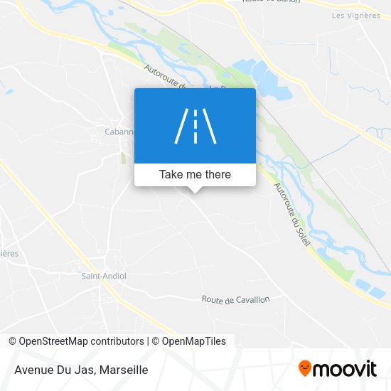 Avenue Du Jas map