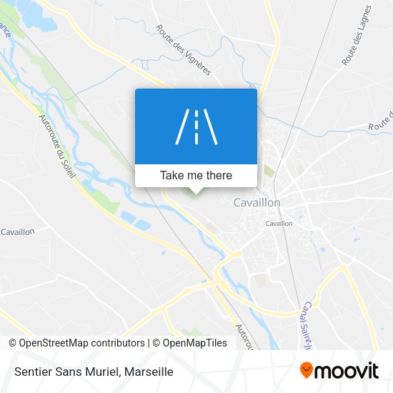 Sentier Sans Muriel map