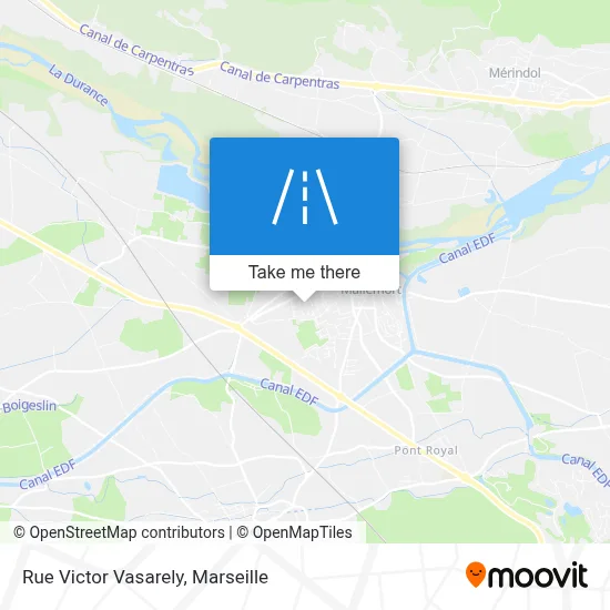 Rue Victor Vasarely map