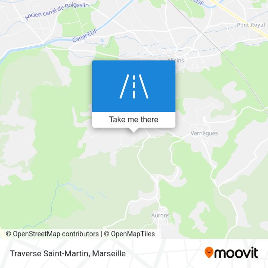 Traverse Saint-Martin map