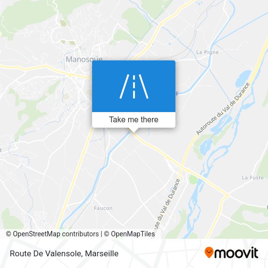 Route De Valensole map