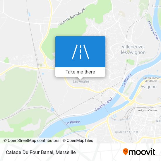 Calade Du Four Banal map