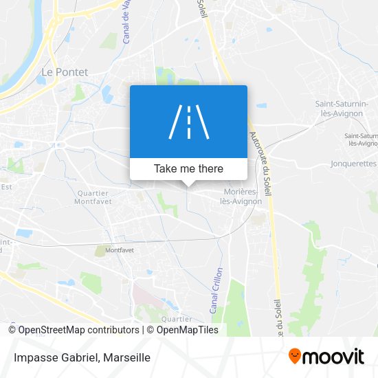 Impasse Gabriel map