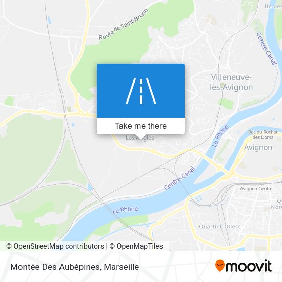 Montée Des Aubépines map