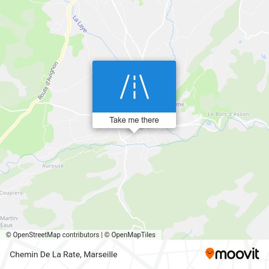Chemin De La Rate map