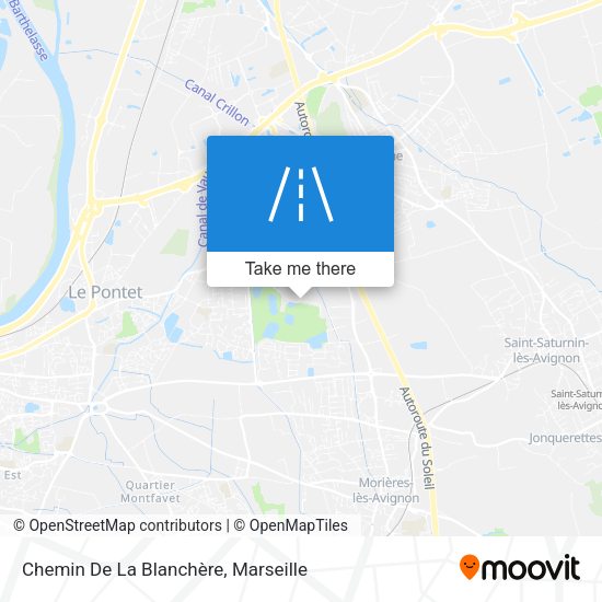 Chemin De La Blanchère map