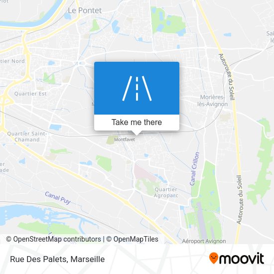 Rue Des Palets map