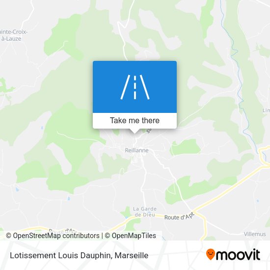 Lotissement Louis Dauphin map