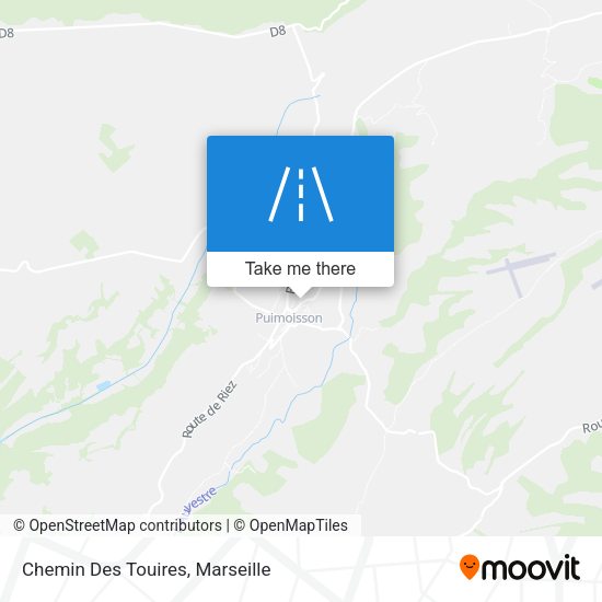 Chemin Des Touires map