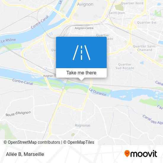 Allée B map