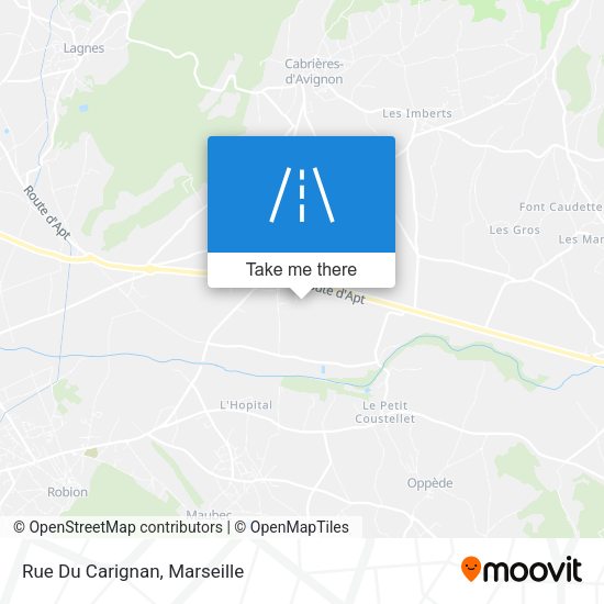 Rue Du Carignan map