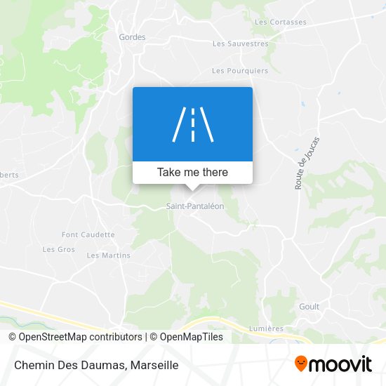 Chemin Des Daumas map