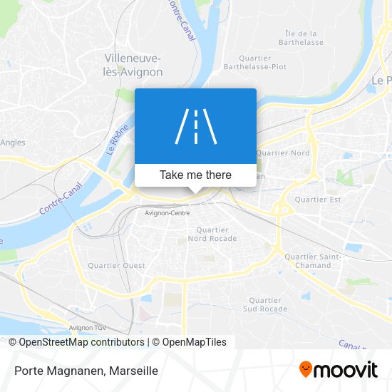 Porte Magnanen map