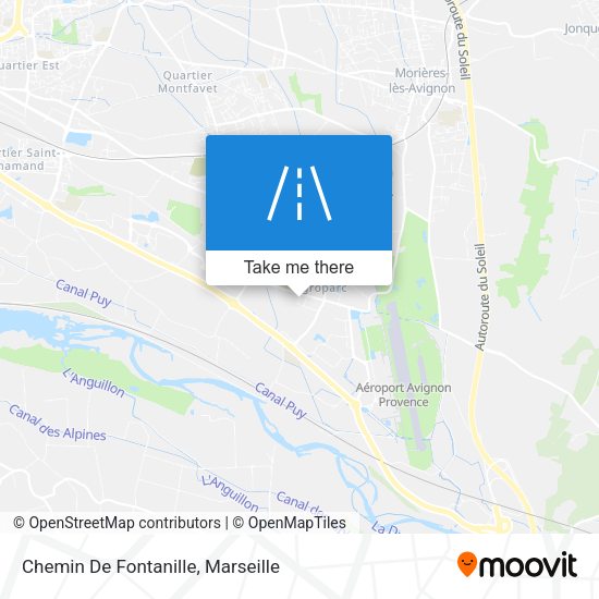 Chemin De Fontanille map