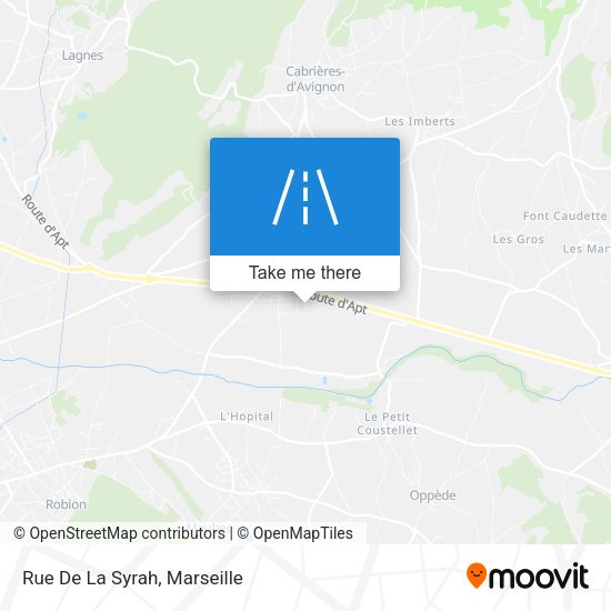 Rue De La Syrah map