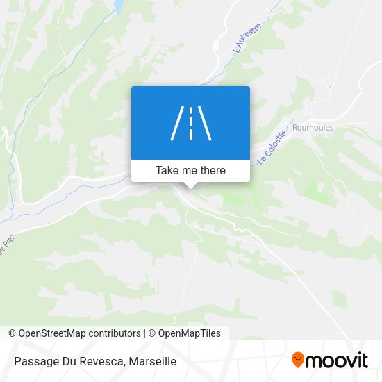 Passage Du Revesca map