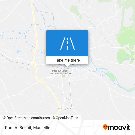 Pont A. Benoit map