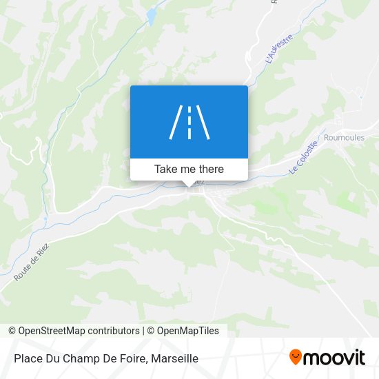 Place Du Champ De Foire map