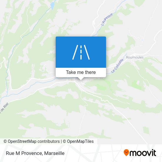 Rue M Provence map