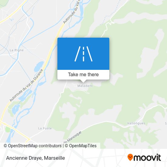 Ancienne Draye map