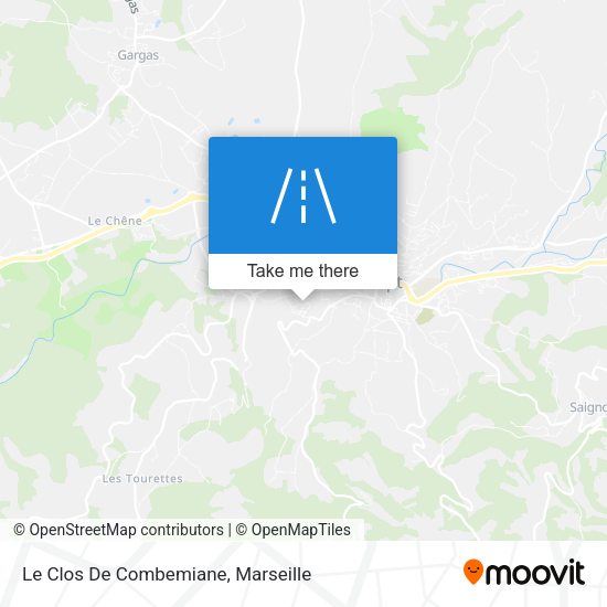 Le Clos De Combemiane map