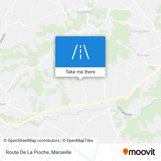 Route De La Pioche map