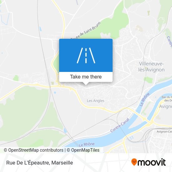 Rue De L'Épeautre map