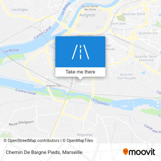 Chemin De Baigne Pieds map