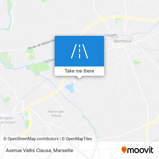 Avenue Vallis Clausa map