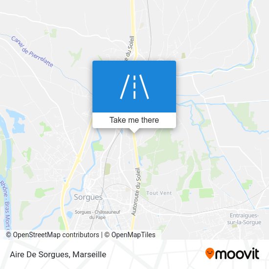 Aire De Sorgues map