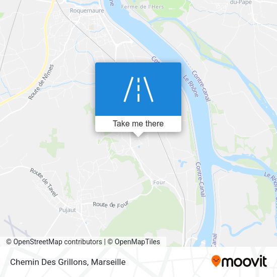 Chemin Des Grillons map