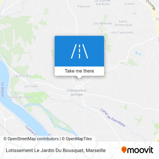 Lotissement Le Jardin Du Bousquet map