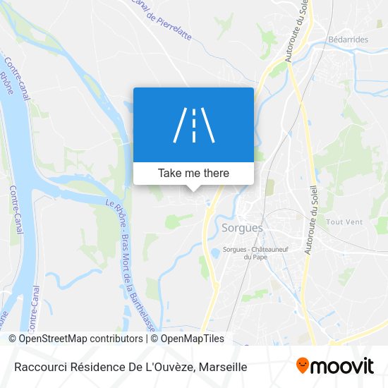 Raccourci Résidence De L'Ouvèze map