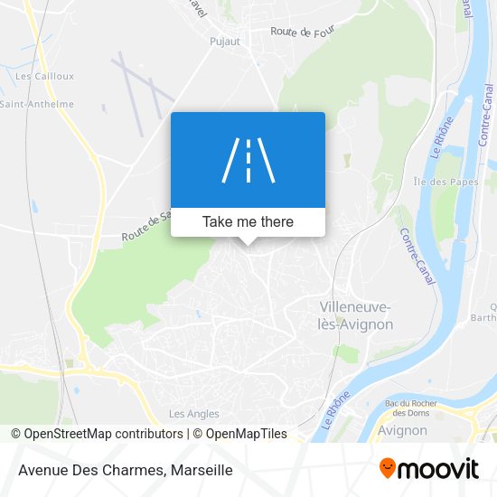 Avenue Des Charmes map