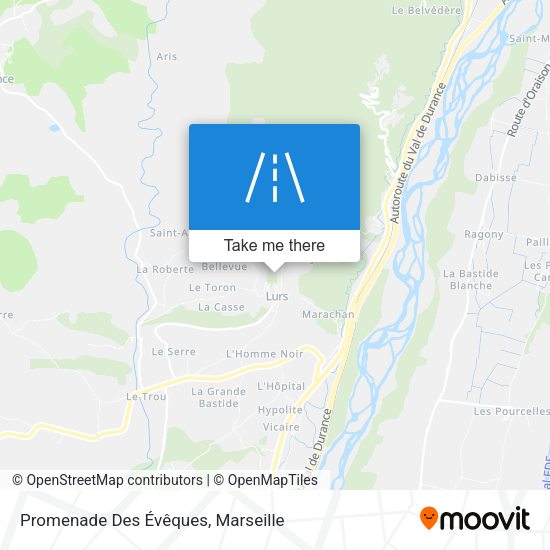 Promenade Des Évêques map