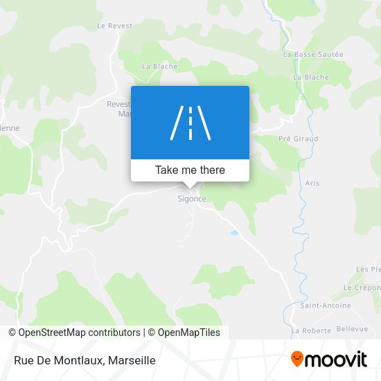 Rue De Montlaux map