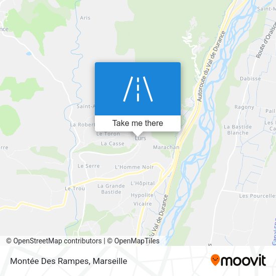 Montée Des Rampes map