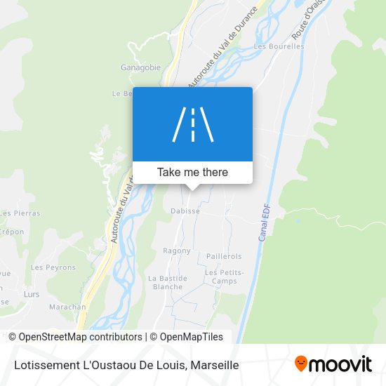 Lotissement L'Oustaou De Louis map