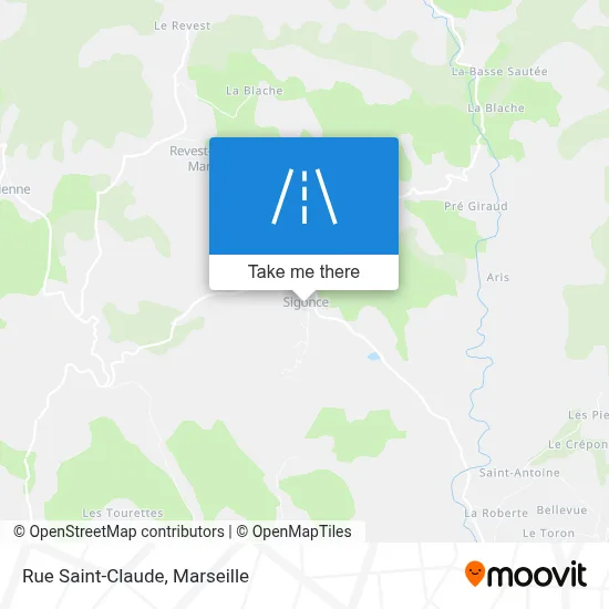 Rue Saint-Claude map