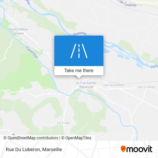 Rue Du Luberon map