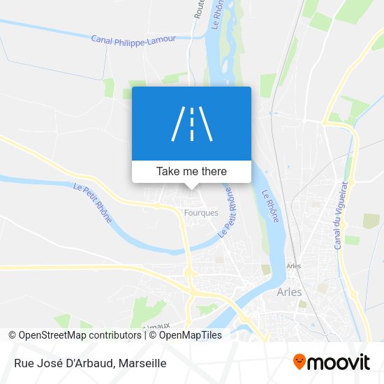 Rue José D'Arbaud map