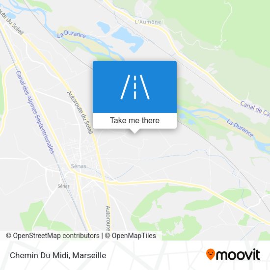 Chemin Du Midi map