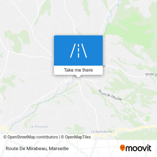 Route De Mirabeau map