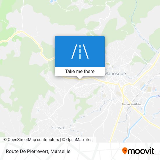 Route De Pierrevert map