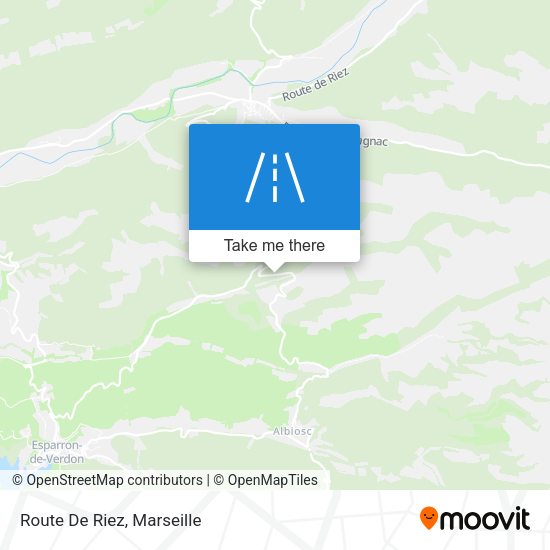 Route De Riez map