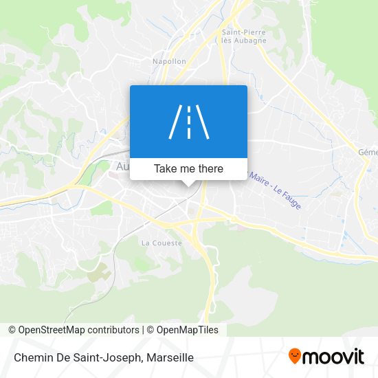 Chemin De Saint-Joseph map